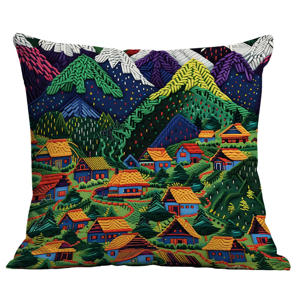 New Retro Creative Ethnic Style Pillowcase Home Living Room Hotel Cushion Pillowcase Decoration