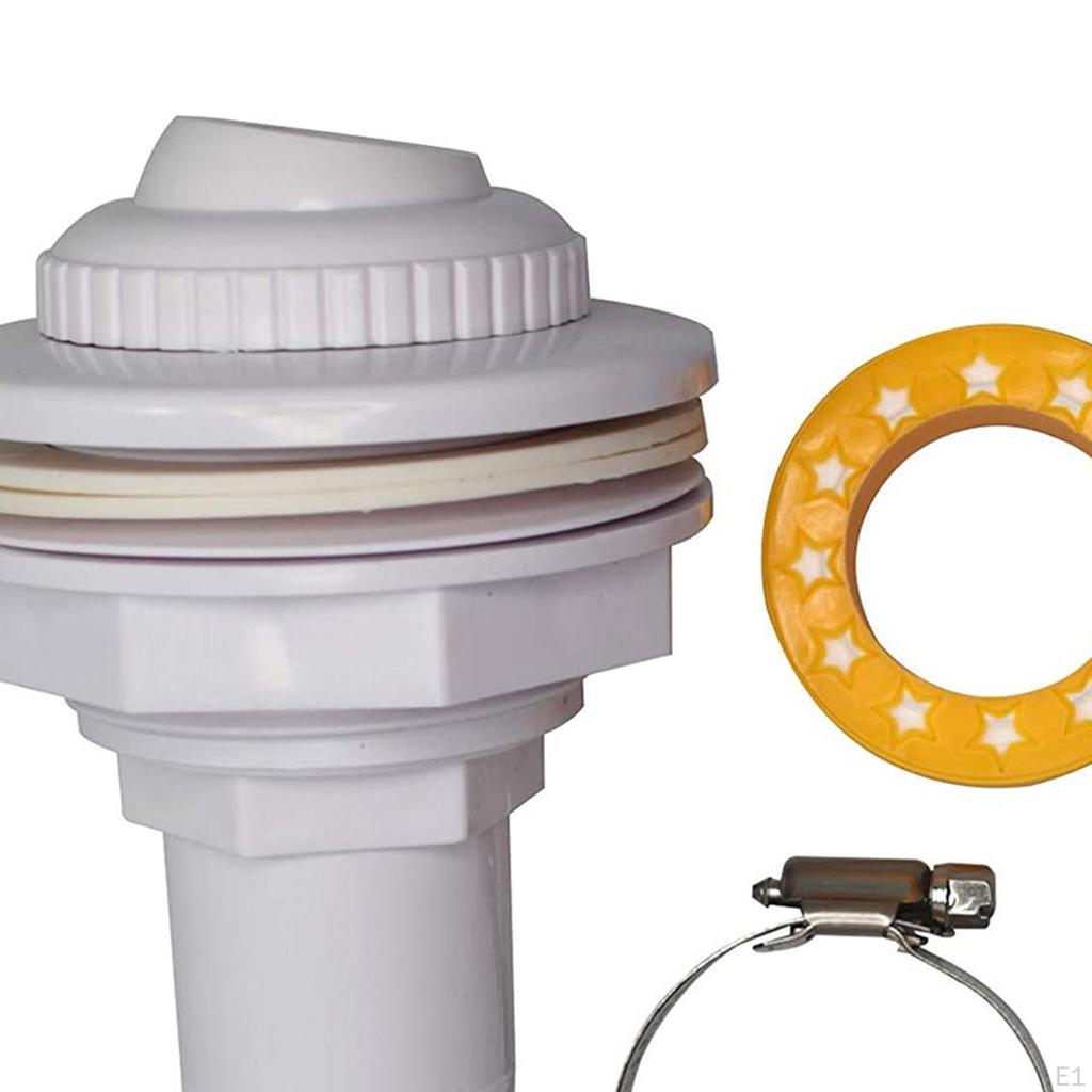 Boquillas de Retorno Completas para Piscina Accesorios Reemplazo Ojo de Buey Direccional Apertura en Pared
