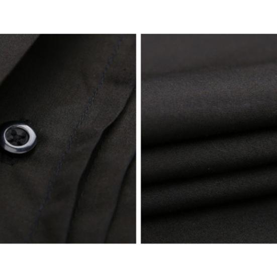 Bridegroom Shirt Top with Bow Ties Solid Color Long Sleeve Lapel Button-up