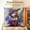 U-Uma Musume Pretty Derby Cushion Cover Natural Linen Organic Fabric Double-Sided Printing Sofa Home Decor Gift Pillow Case