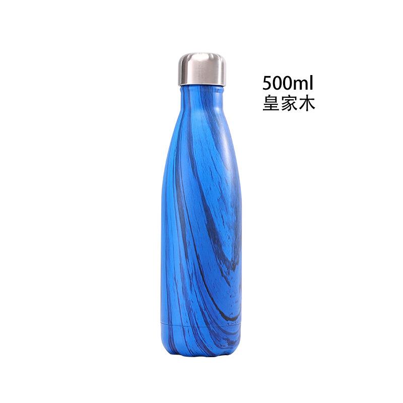 FSILE 500/1000 мл двухстенная термос из нержавеющей стали для воды кола вода пиво термос для спортивной бутылки 500M