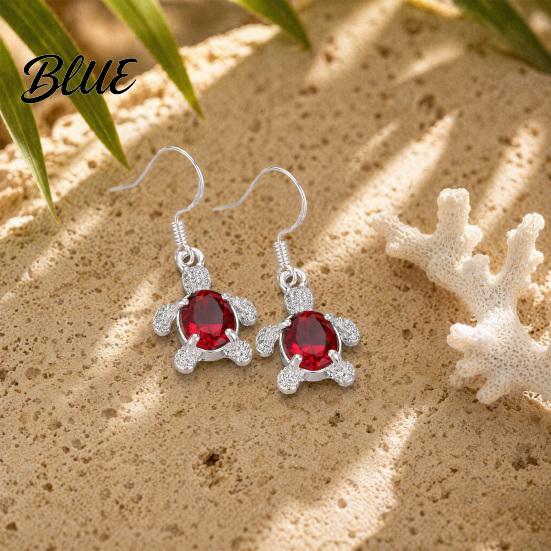 Vacation Style Jewelry 1 Pair Hook Earrings Turtle Shape Drop