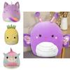 Adorabile Peluche Squishmallows Bambola Peluche Unicorno Dinosauro Morbido Cuscino per Bambini