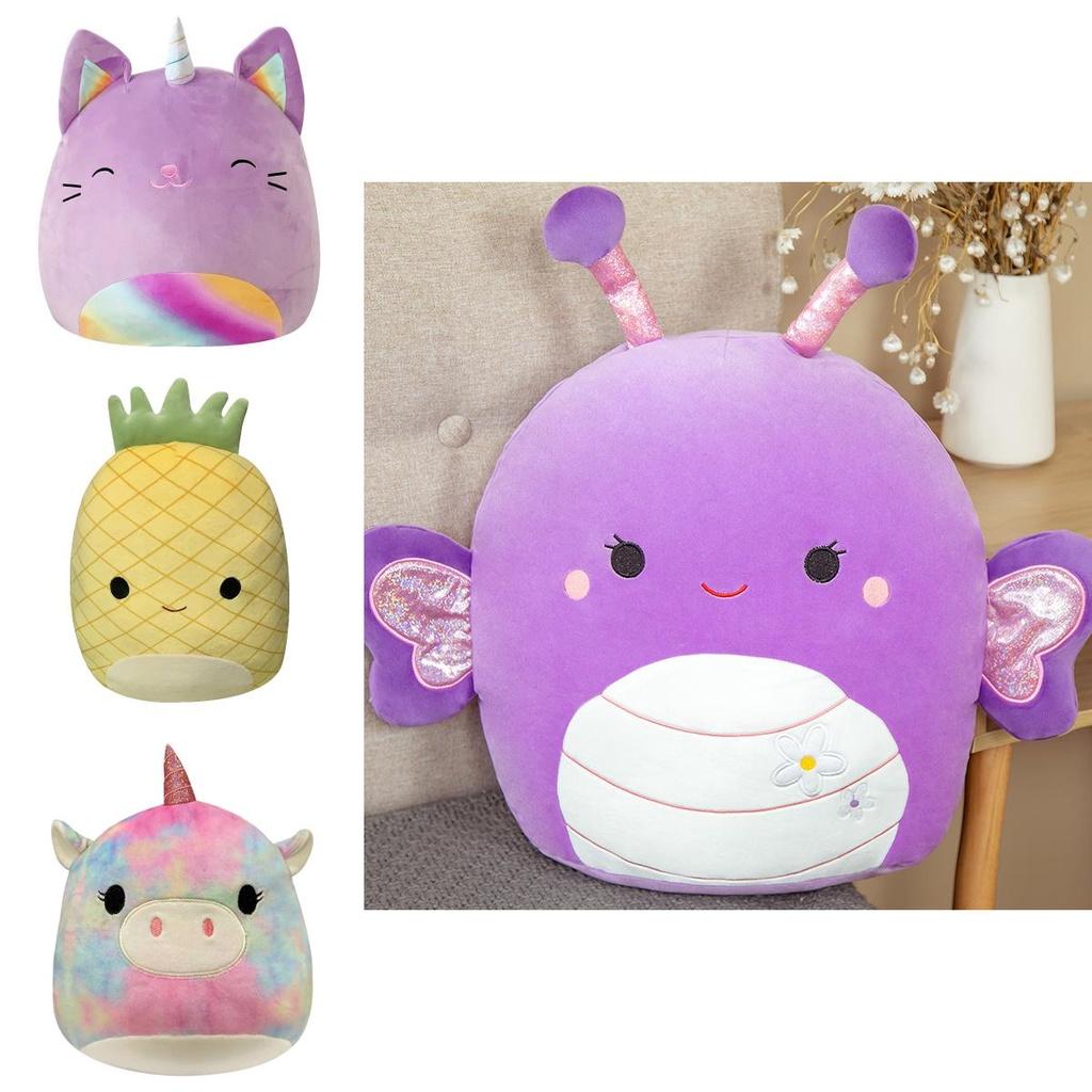 Adorabile Peluche Squishmallows Bambola Peluche Unicorno Dinosauro Morbido Cuscino per Bambini
