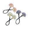 Peacocks Shaped Hairpin Strong Grip Alloy Materials For Gym Party Quick Hairstyling