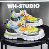 Fashion Thick Bottom Plataform Men's Brand Sneakers Mary Jane Shoes Orginal Designer Flats Sports Out Class Popular Expensive