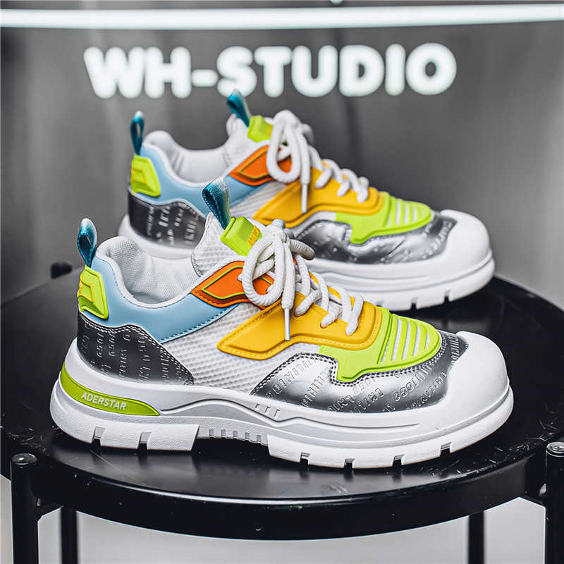 Fashion Thick Bottom Plataform Men's Brand Sneakers Mary Jane Shoes Orginal Designer Flats Sports Out Class Popular Expensive