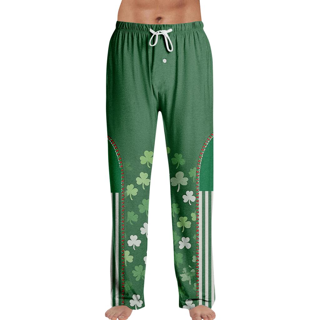 Men's St. Patrick's Day Print Home Sleep Pants