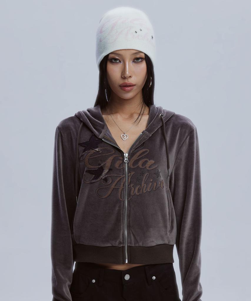 Gillaakaibeu Lettering Logo Beanie_Wh