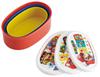 Skater Lunch Sealable Storage Made in Japan Medium Small Set of Super Mario SRS3SAG Boxes, Containers, (Large 400ml, 280ml, 180ml), 3, Ag+