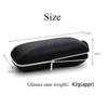 Outdoor Protable Holder Sunglasses Case Zipper Box Eyewear Protector Hard Eye Glasses