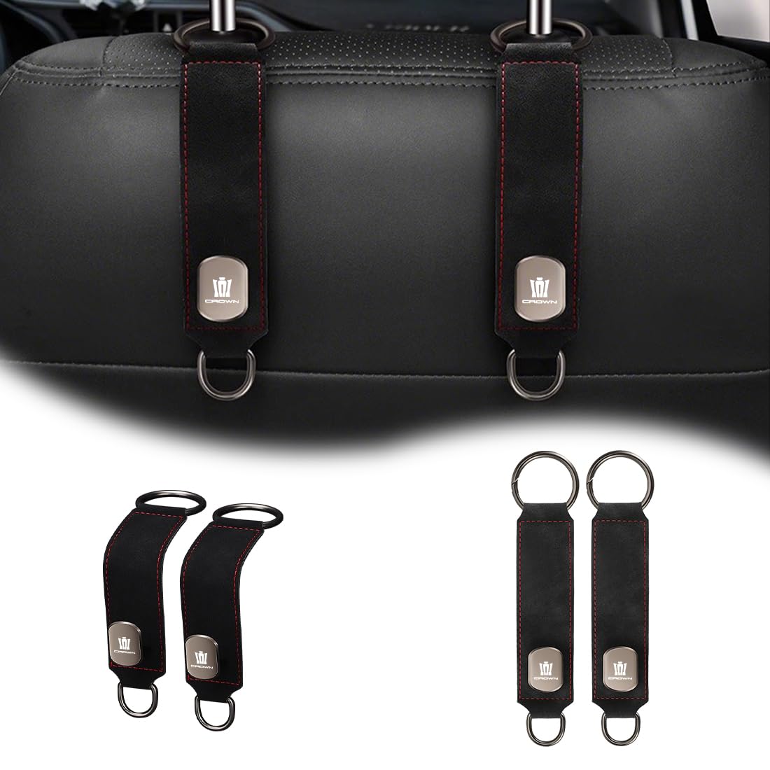 CROWN Headrest Hook, Luggage Hang, Car Hook, 16th Generation, Load crown чёрный