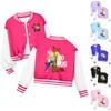 Kids' Fashionable Casual Long-Sleeved Hooded Print Jacket