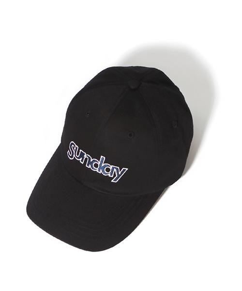 SUNDAY HOBBY CLUB Sunday Vintage Logo Curved Cap - Black