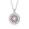 In-Stock Aromatherapy Hollow Diamond Pendant Necklace