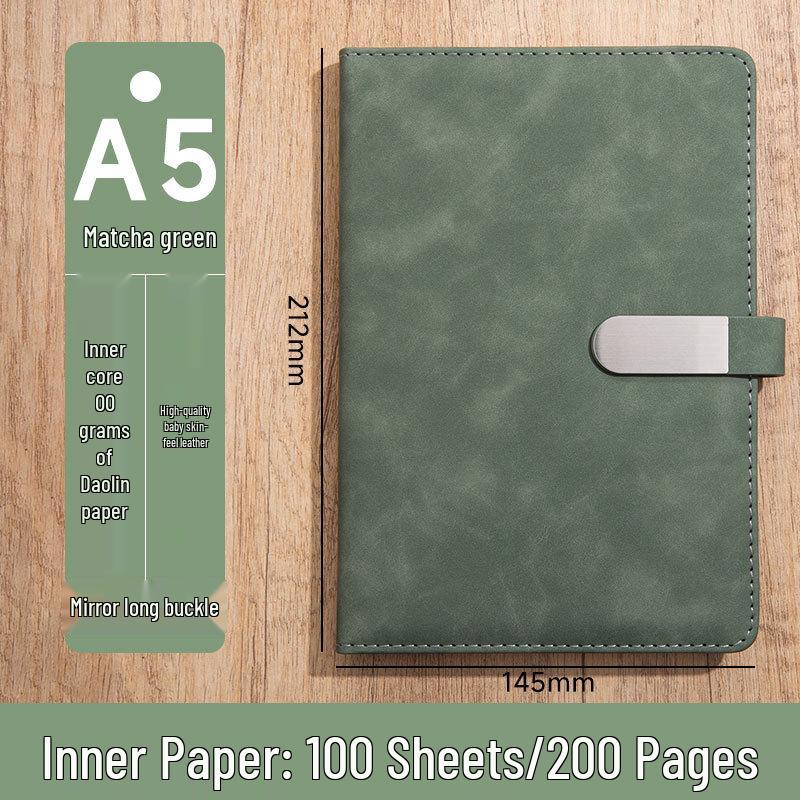 Custom Logo A5 High-End Office Notebook with Premium Cover and Inner Pages