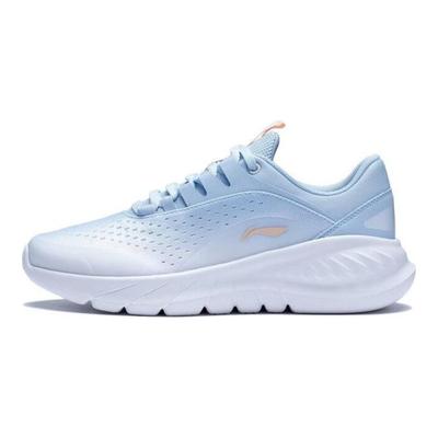 Li Ning EazGo Easy Adaptability Abrasion Resistant Breathable Low Top Running Shoes Women's Blue White ARST036-3