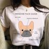 Summer Cartoon Anime Puppy Print Large Loose Cotton Round Neck Short Sleeve T-shirts Women’s