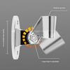 Adjustable Shower Holder, Wall Mount Bracket with Fixed Base, Stand for Bathroom Shower Sprayer