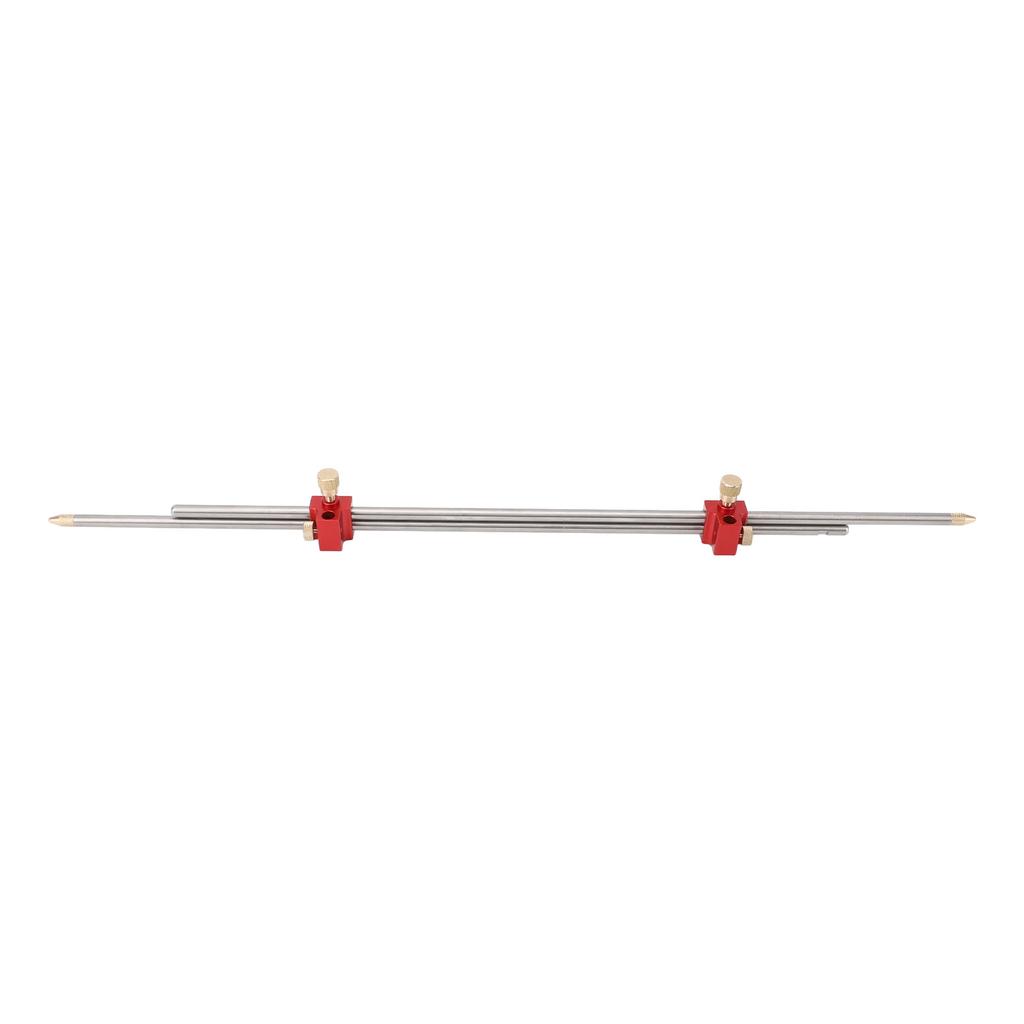 3 in 1 Woodworking Modular Ruler Aluminum Alloy Woodworking Scriber Circular Drawing Tool for