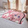 Anime L Lucky Star Floor Mat Eco  Flannel Doormat Non Slip Odorless Indoor Floor Rug Soft Short Plush Home Mat