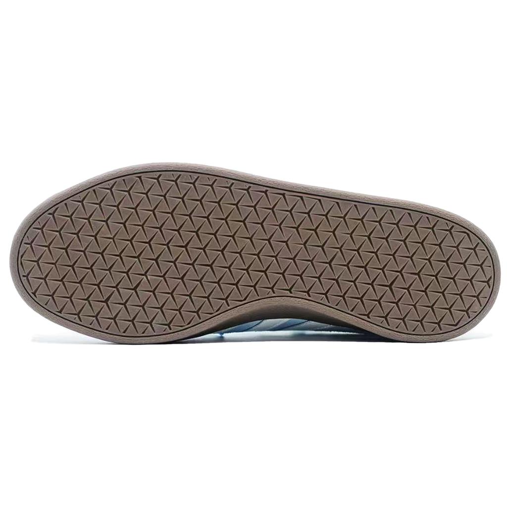 adidas VL COURT 2.0 Sal Marinho Pata de Gato, Ambiente Fresco Resistente à Abrasão Resistente à Abrasão Tênis de Skate Baixo JS3003(Equipe1664-)