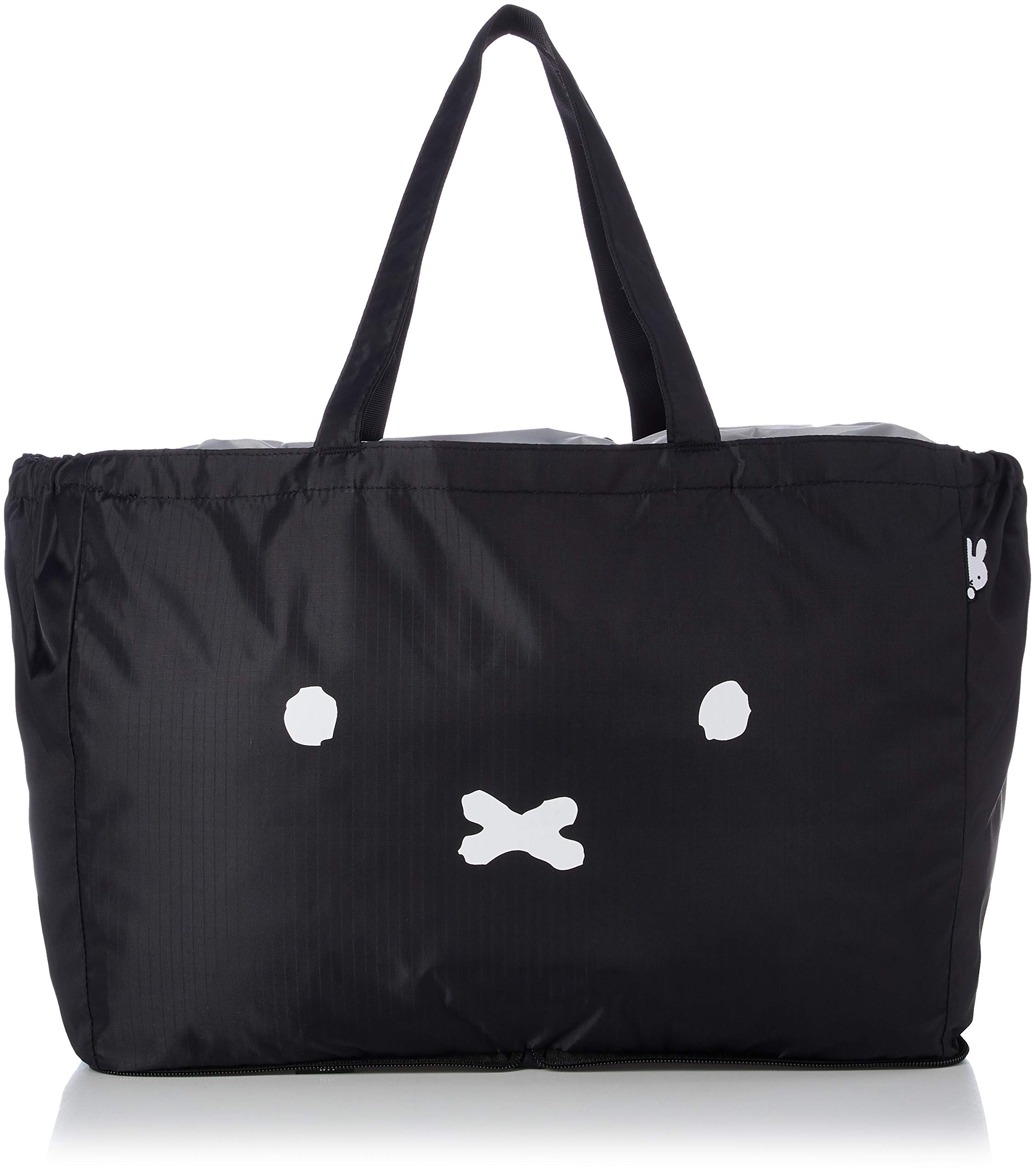 

ECO0415 Складная сумка, совместимая с корзиной для кассы Miffy Disney Snoopy Face, черная [Siffle] для холодного/теплового использования