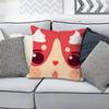 AAdopts Me Game Pillow Cases for Bedroom Living Room Sofa Home Decor Polyester Cushion Cover with Zipper