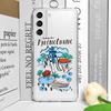 Trendiges Korea Paris New York City Klare Handyhülle für Samsung Galaxy S25 S24 S23 S22 Ultra S21 Plus S20 FE A55 Weiche Hülle Fundas