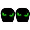 2PCS Funny Halloween Car Headrest Cover Decor Big-eyed Cartoon Print Headrest Cover Creative Car Seat Headcover