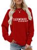 Women's Taekwondo Mama Casual Fashion Sweatshirt: Versatile, Comfortable & Stylish