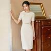 Women's Short Sleeve Professional Work Dress