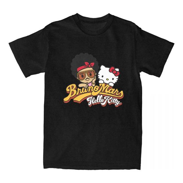 Camiseta Estampada Hello Kitty De Bruno Mars XL