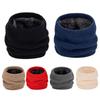 Solid Color Soft Knitted Scarf Windproof Thermal Neck Gaiter Casual Winter Neck Warmer