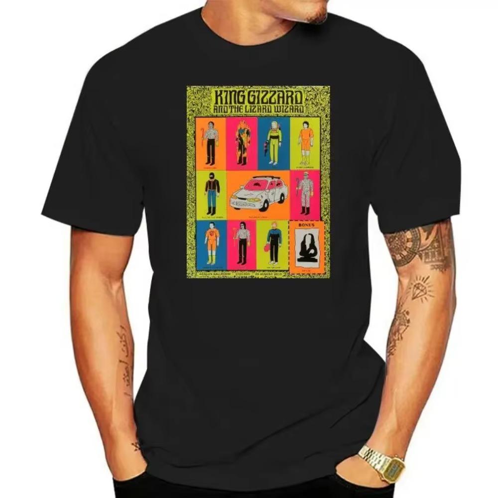 King Gizzard And TheWizard 24 8 2022 Aragon Ballroom Chicago T Shirt Birthday Gift Tee Shirt