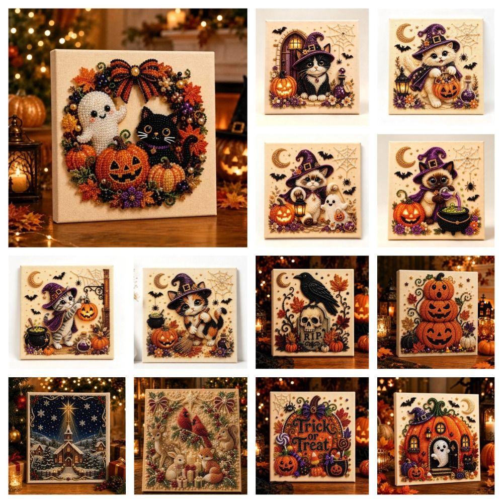 Santa Claus Christmas Painting Art Kit Santa Painting Set for Adults DIY Beginners