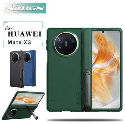 NILLKIN For Huawei Mate X3 Case Super Frosted Pro Shield Ultra Thin TPU+PC Protection Back Cover Kickstand for Huawei Mate X3