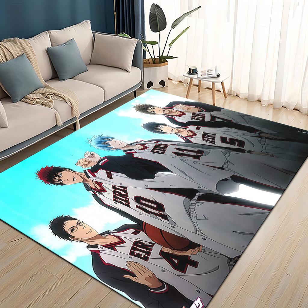 27 Styl Nowy Kreskówkowy Anime Kuroko no Basket Dywanik Dywan do Salonu Sypialni Dekoracja Domowa Sofa, Mata Podłogowa Antypoślizgowa do Zabawy dla Dzieci