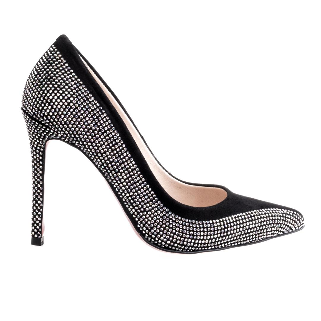 

Женская обувь из натуральной кожи на высоком каблуке особого дизайна 36