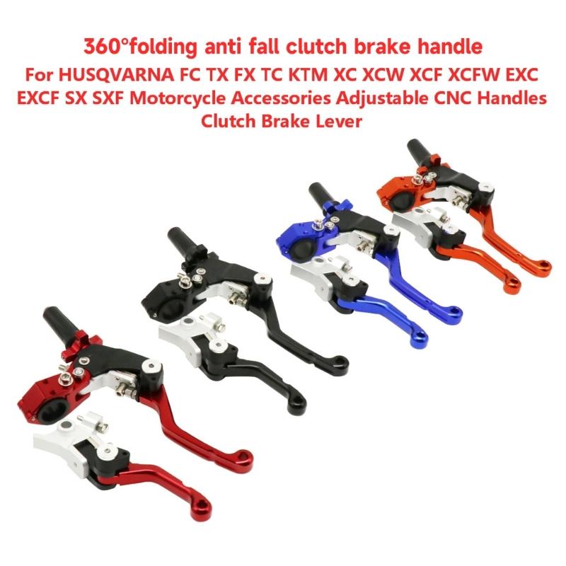 Pro EXCF SXF XCW XCF XCFW hliníková skládací páka spojky brzdy 2ks