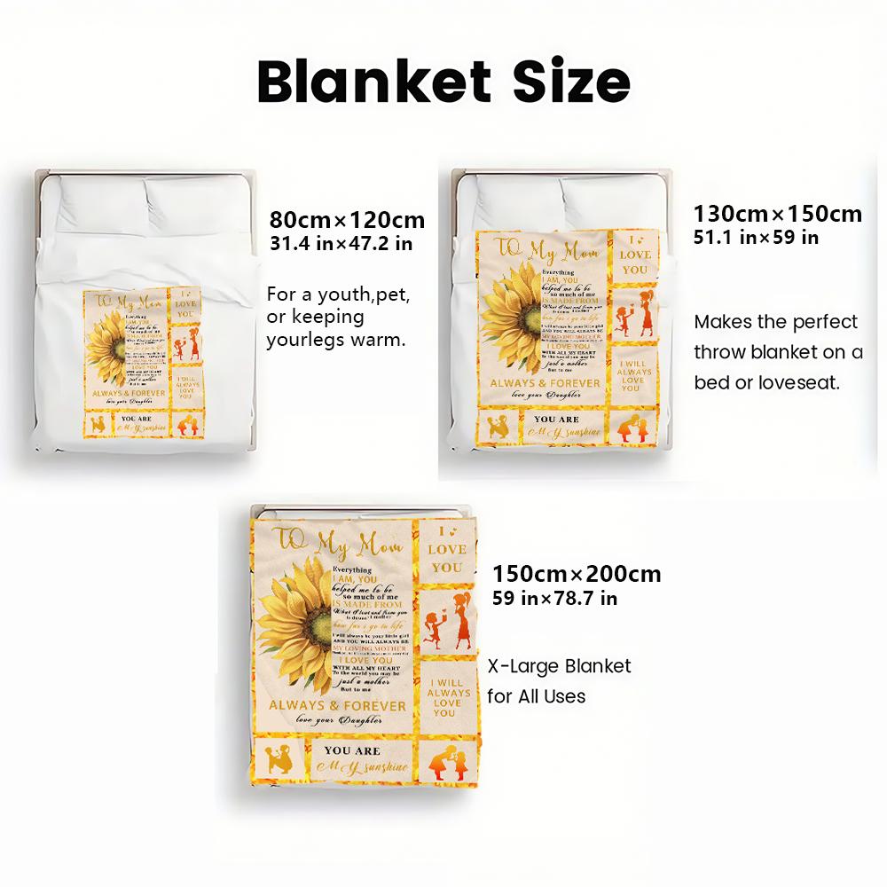 Mother's Day Print thin Flannel Blanket for Bedrooms,Living Rooms,Sofas Blankets,Lunch Breaks,blankets fluffy blanket