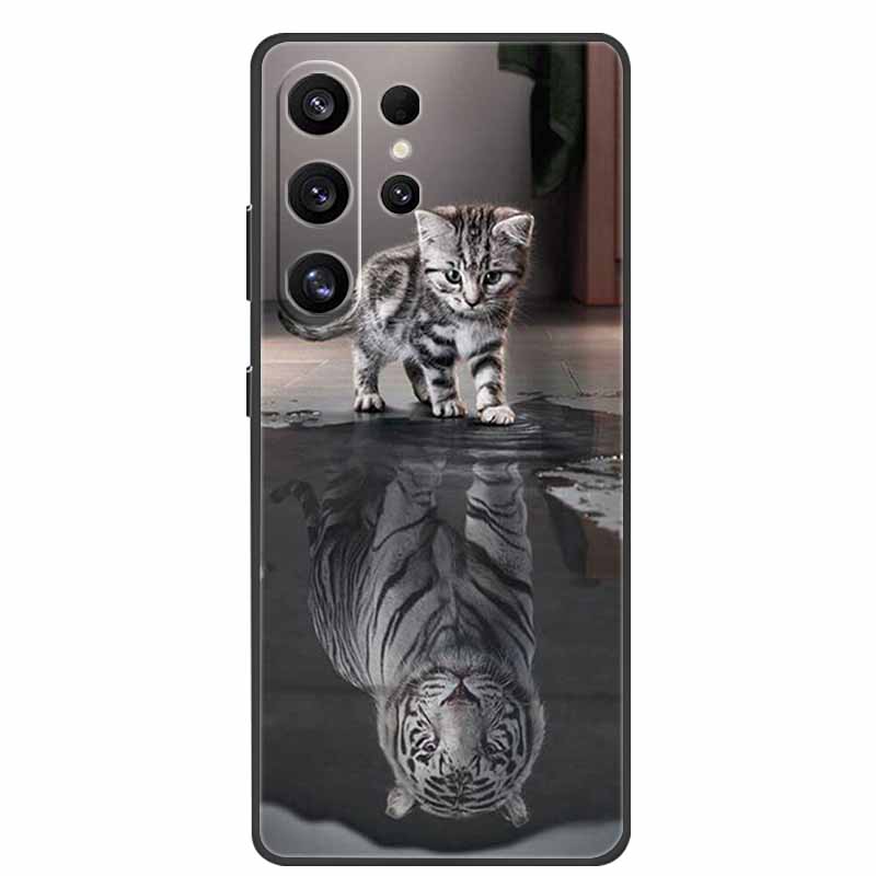 For Samsung Galaxy S26 Ultra Case Luxury Soft Silicone TPU Phone Cover for Samsung S26 Ultra S26Ultra 5G Cartoon Protective Case