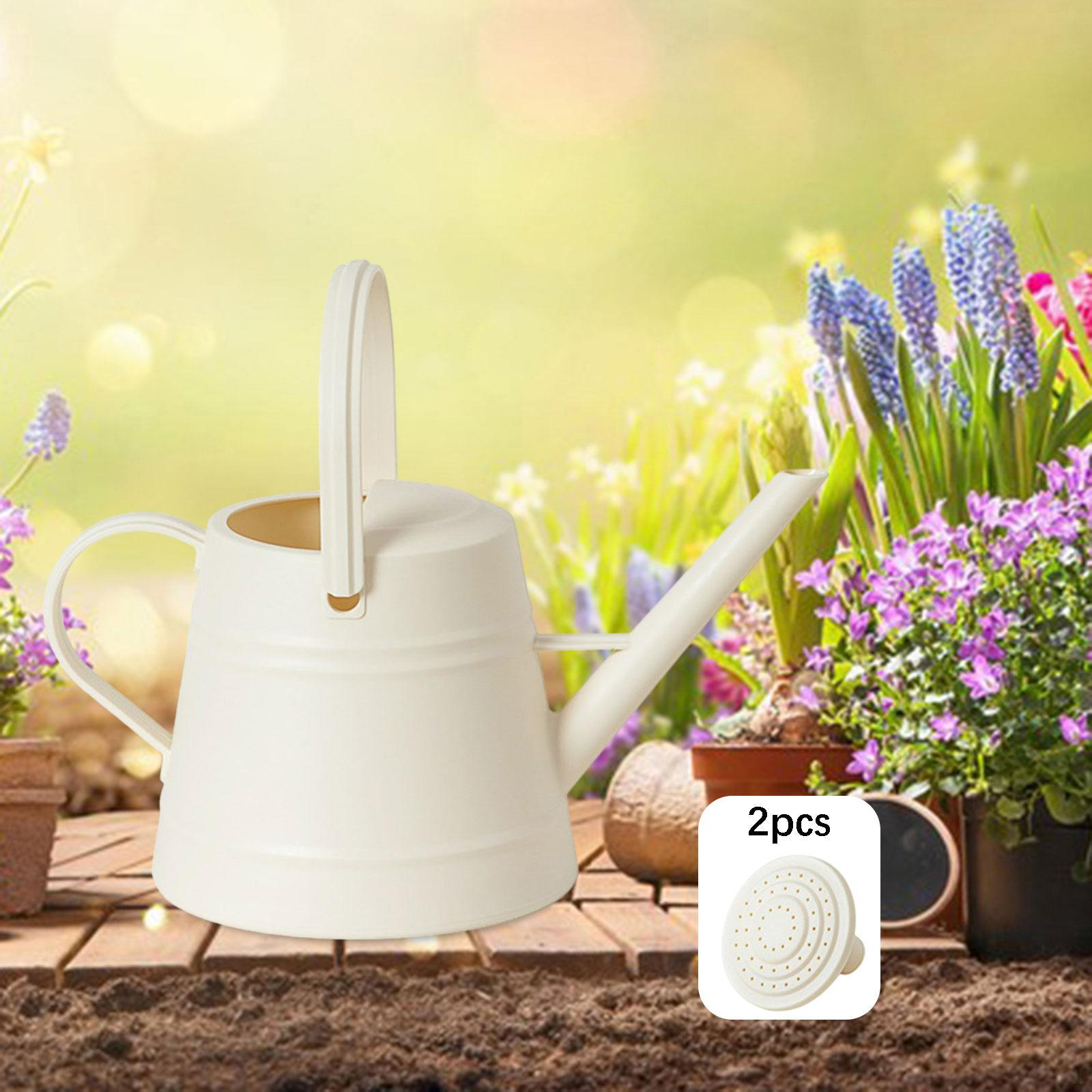 1 Gallon Watering Can for Indoor Plants, Outdoor Flowers, Creative, Practical, with 2 Removable