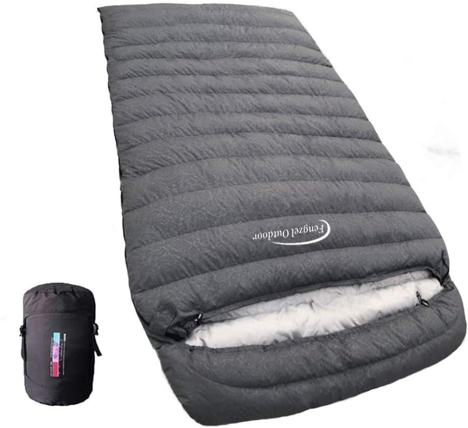 

Спальный мешок типа «мумия» Fengzel Outdoor для двух человек, плотность пуха 93%, высококачественные перья 1000–4000 г, открывается слева и справа, полностью открывается,