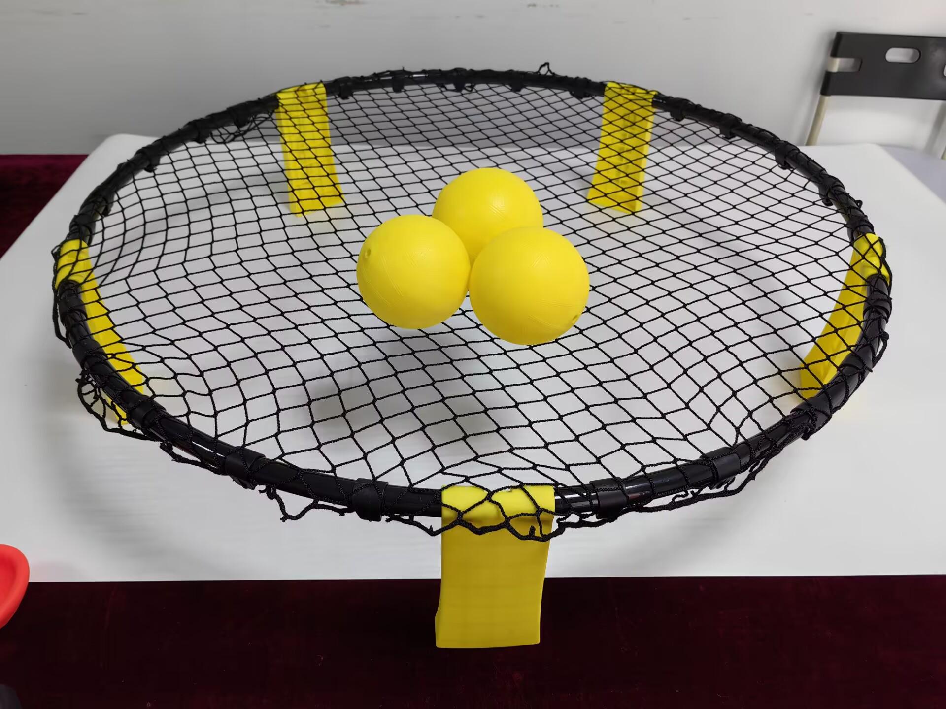 

PVC Inflatable Beach Volleyball Net Set for Outdoor Sports and Beach Parties 90CM жёлтый