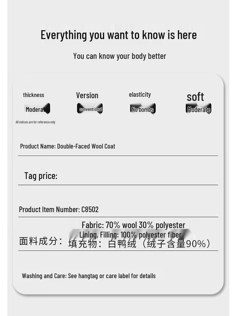 Luomeng Men's Winter Wool Blend Overcoat & Casual Tops