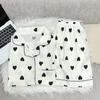 Cloud Cotton Gauze Pajamas Women's Summer Ins Love Short-sleeved Suit Simple Loungewear Can Be Worn Outside