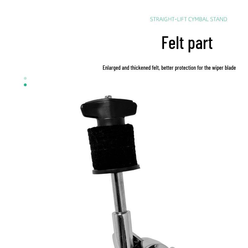 28" Straight Cymbal Stand - Drum Rack Accessory for Hanging Cymbals