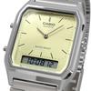 Casio ANA-DIGI Vintage Series Quartz Watch, AQ-230A-9AMQY, Unisex, Dual Time, Lime Yellow, Overseas Model [Parallel Import]