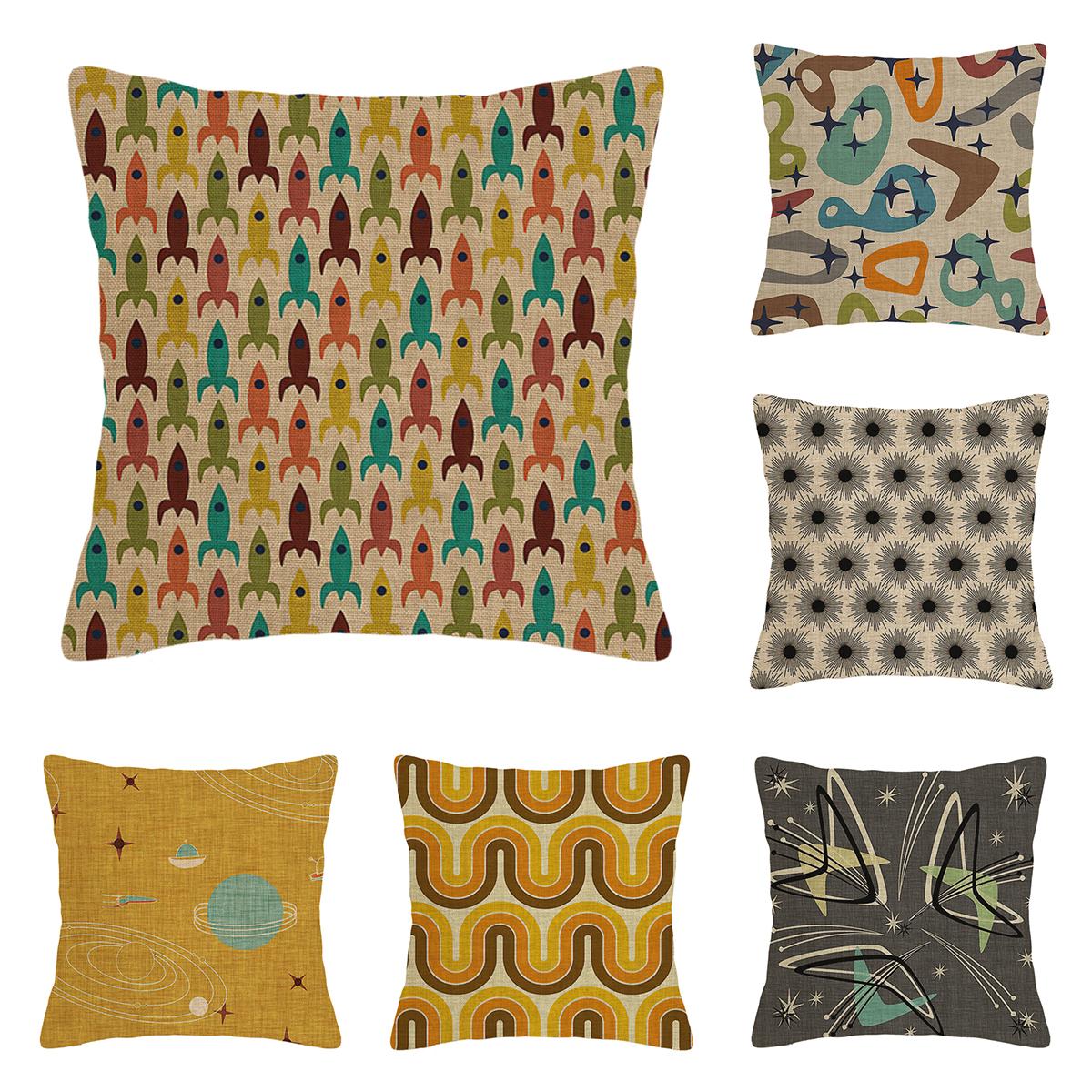 Tonnika Chen Unisex Home Living Room Modern Decoration Cushion Decoration Pillow Cover 45*45 40X40cm 60X60cm 45X45cm Abstract 50X50cm Boho